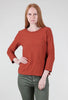 Cut Loose Side Vent Crew T-Shirt, Cognac 