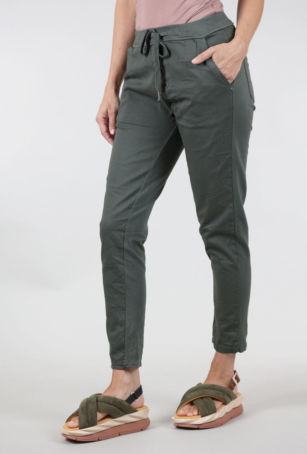 Suzy D London Becca Pants, Army 