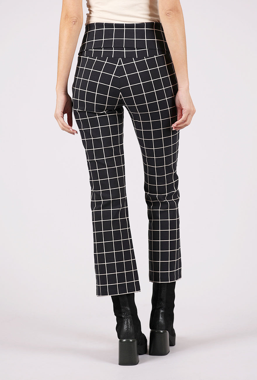 Bitte Kai Rand Magic Stretch TicTacToe Pant, Black/Ecru 
