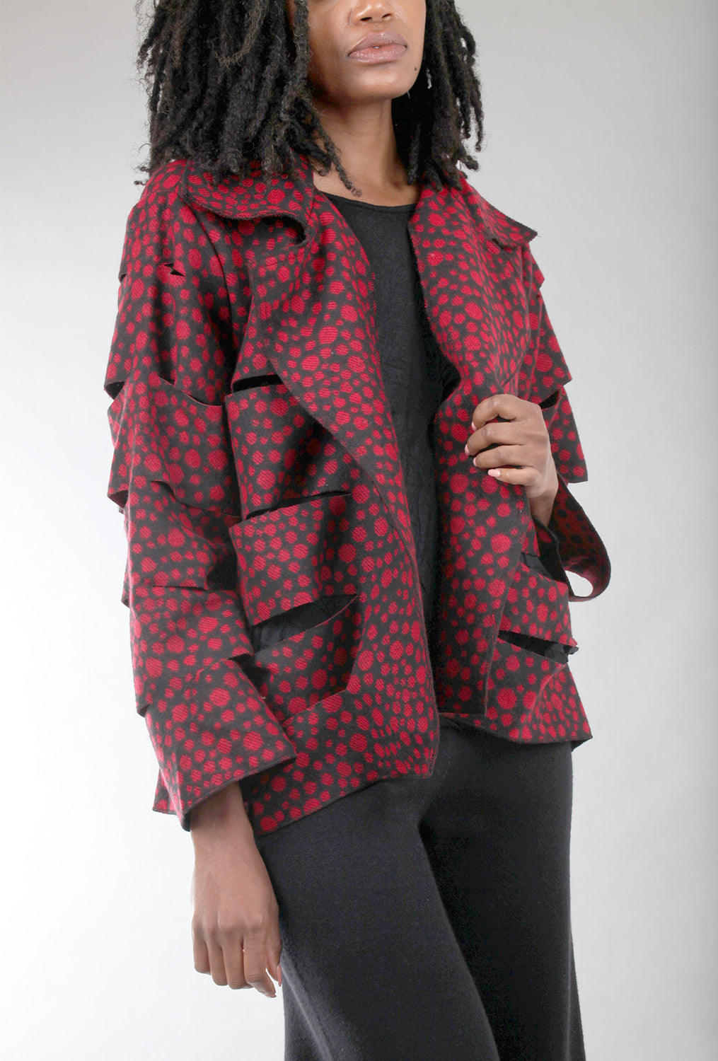 Kozan Serena Coat, Red Ladybug 