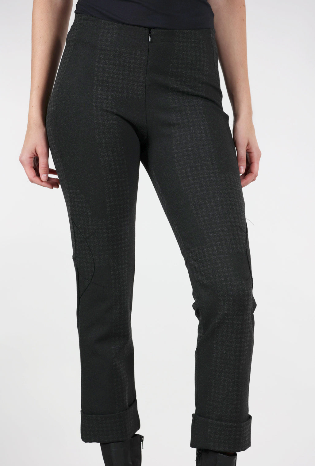 Porto Ponte Tomba Pant, Sherlock Print/Charcoal 