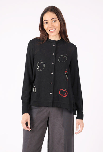 Yoshi Kondo Newton Cardigan, Black 