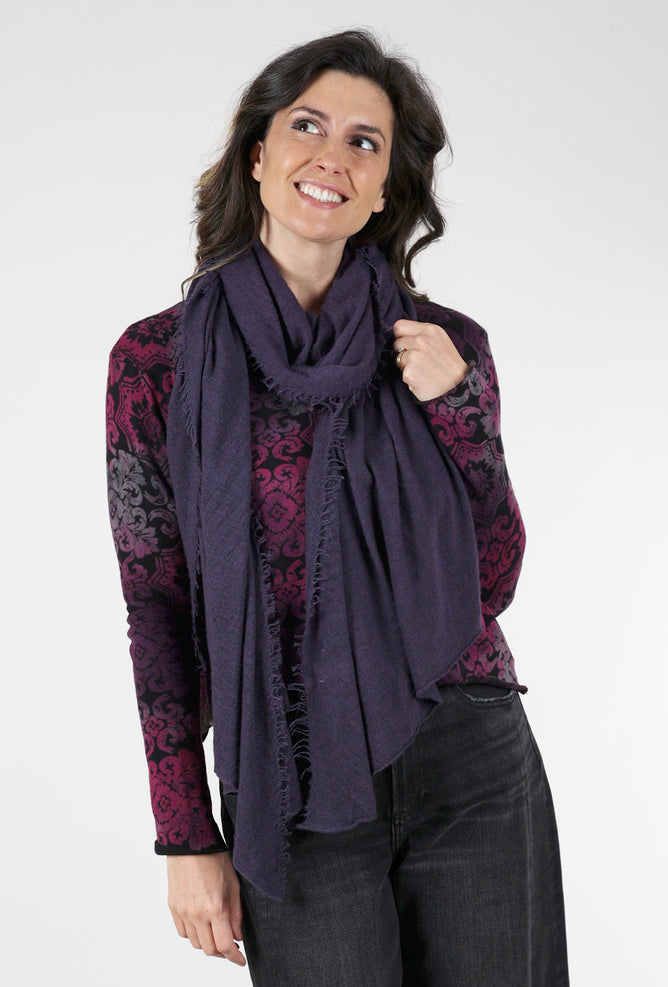 Grisal Cashmere Love Scarf, Deep Purple One Size Purple