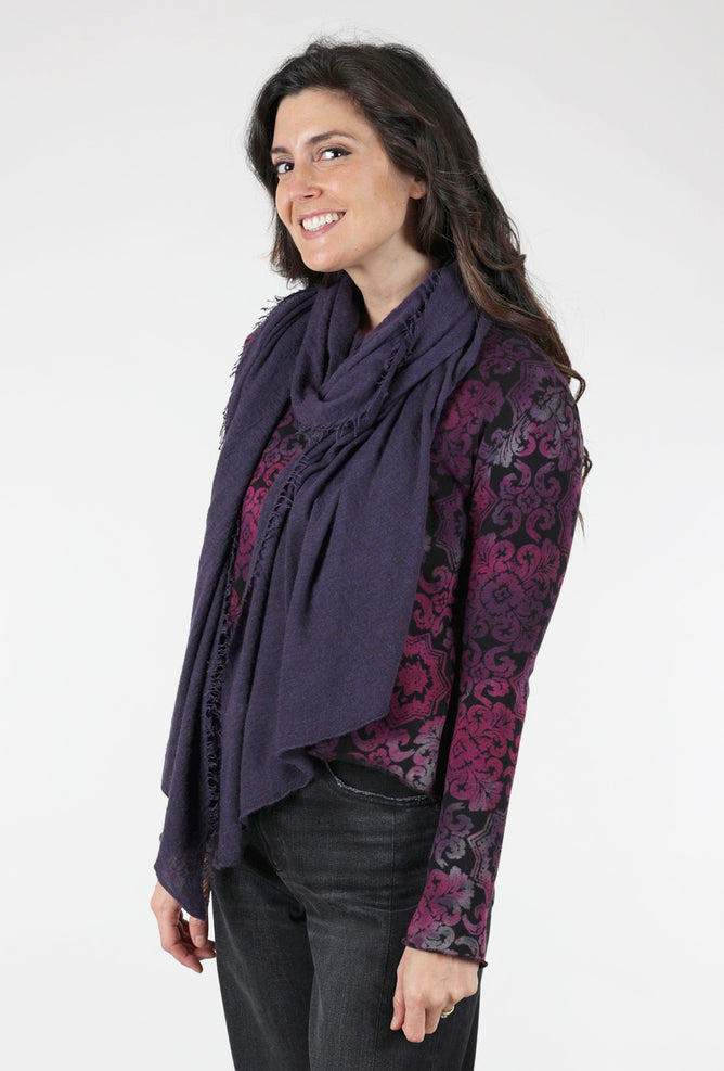 Grisal Cashmere Love Scarf, Deep Purple One Size Purple