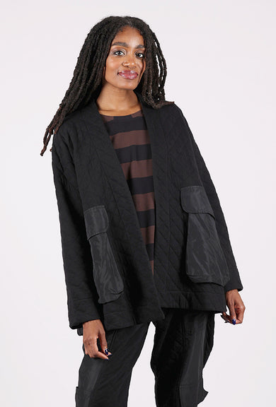 Alembika Quilted Pocket Topper, Black 