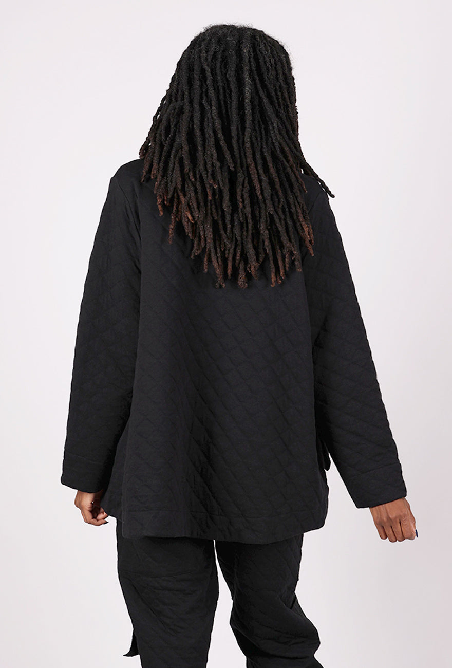 Alembika Quilted Pocket Topper, Black 