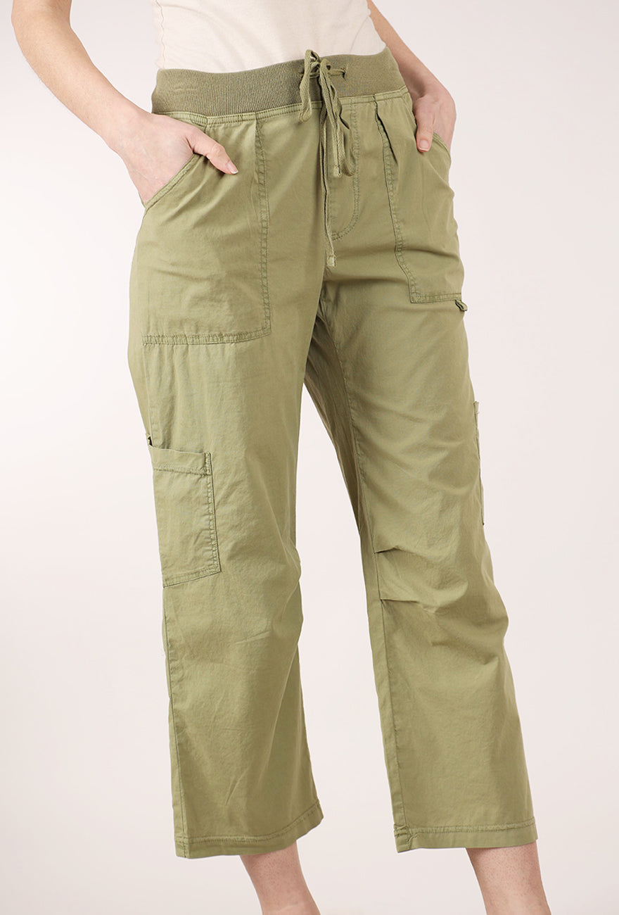 Wearables by XCVI Leopold Crop Pant, Garnish 