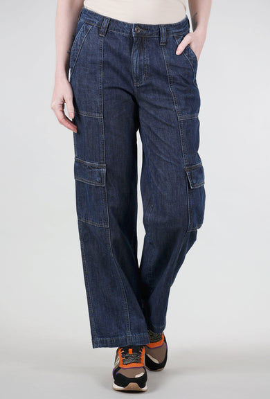 Jag Jeans Lightweight Cargo Denim, Elysian Blue 