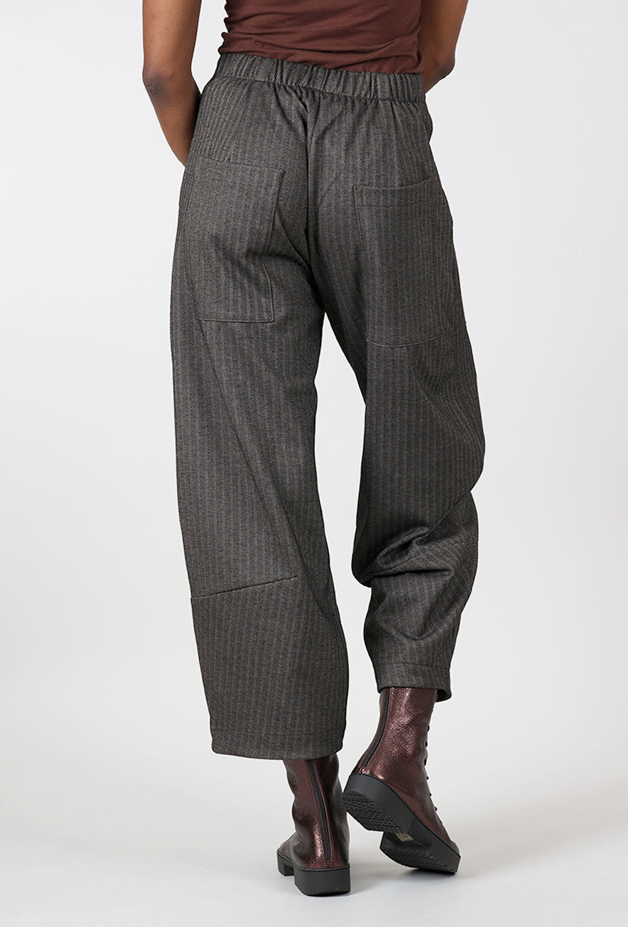 Herringbone Pocket Trouser, Taupe Angle 3