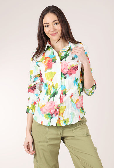 Dress Addict Jor Shirt, White/Rose 