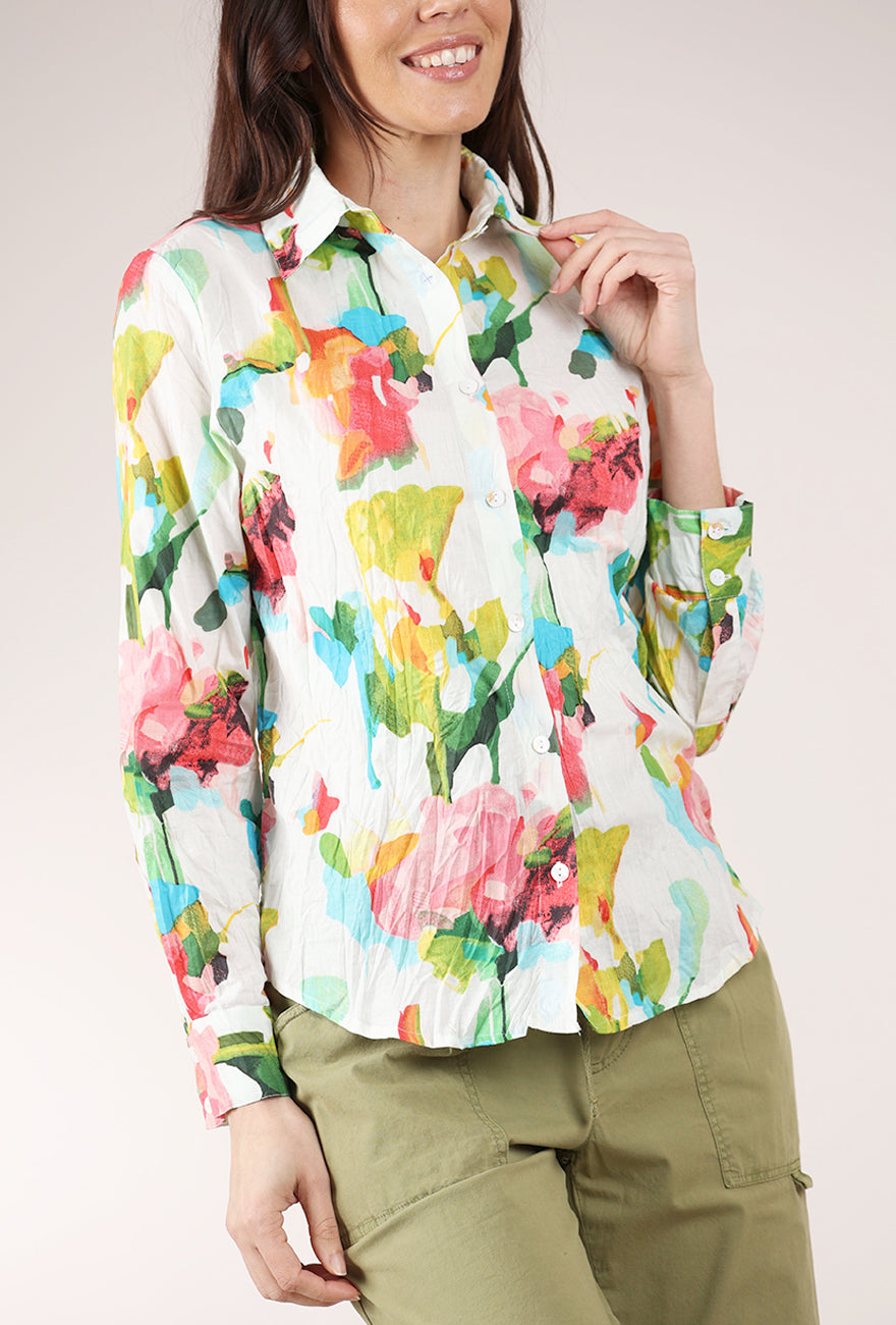 Dress Addict Jor Shirt, White/Rose 