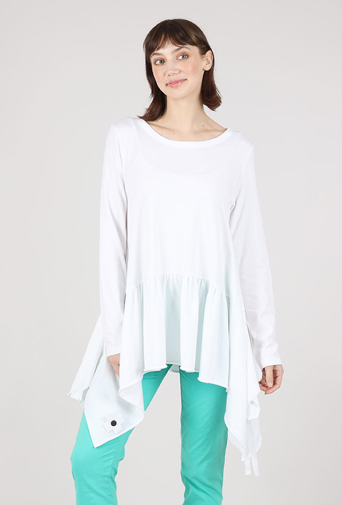 Pluslavie Ribbon Shirt, White 