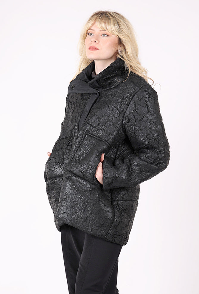 Luukaa Elva Puffer Jacket, Black/Black 