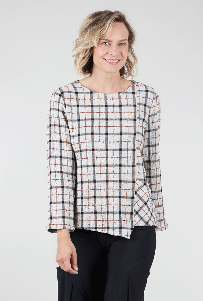 Habitat Double-Face Windowpane Pullover, Winter White 