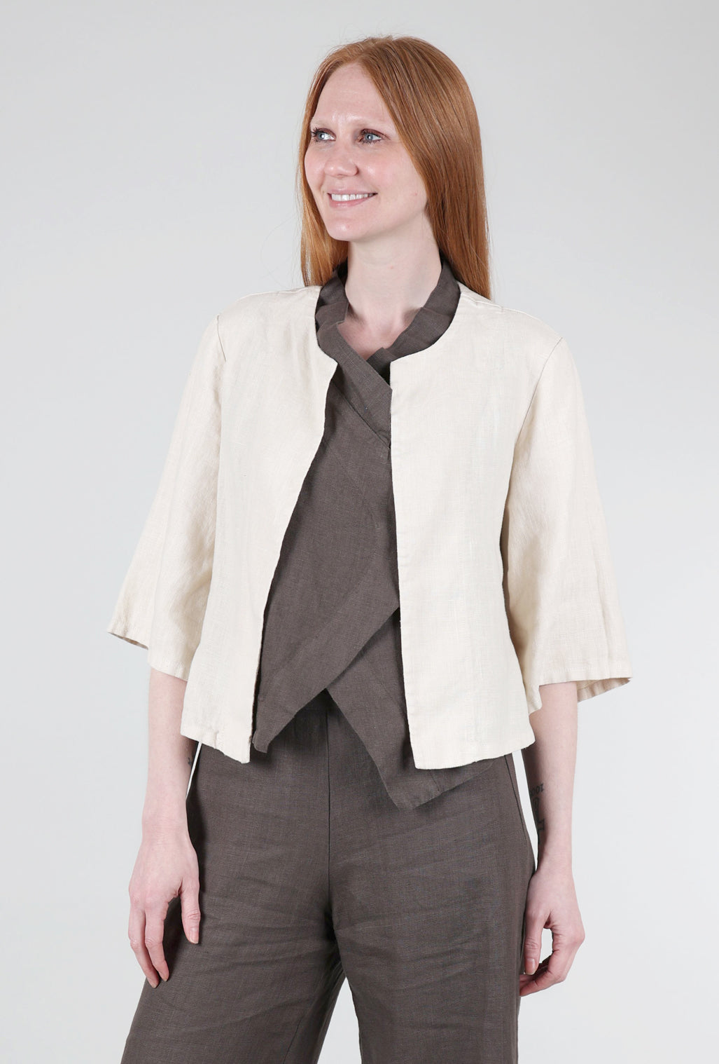 Bryn Walker Calla Jacket, Tapioca 