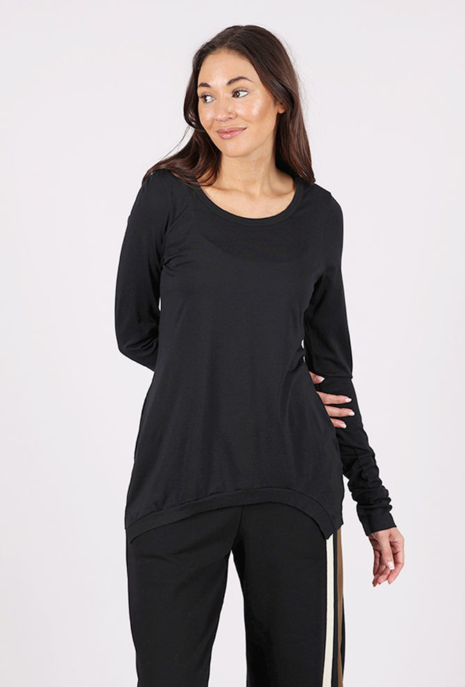 Rundholz Tertia Tee, Black 