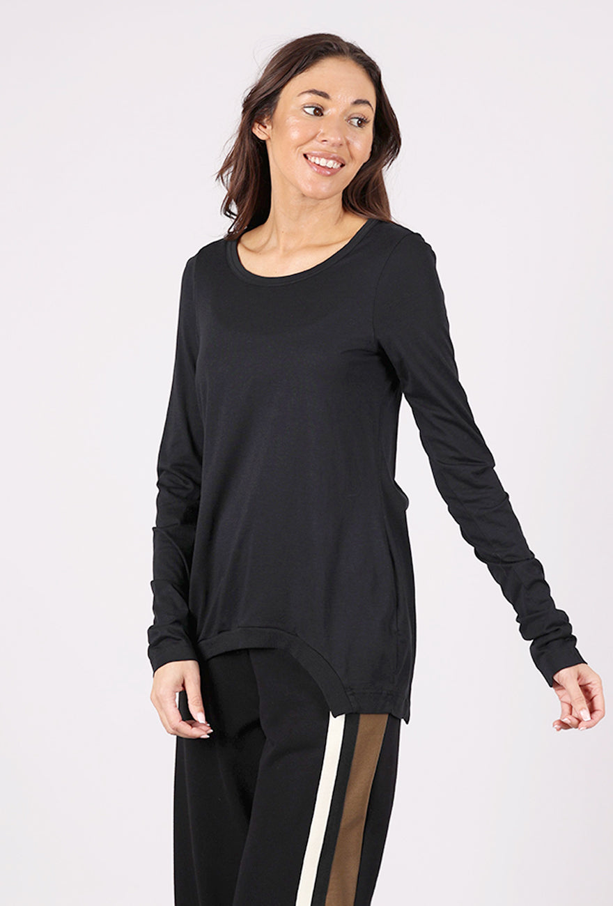 Rundholz Tertia Tee, Black 