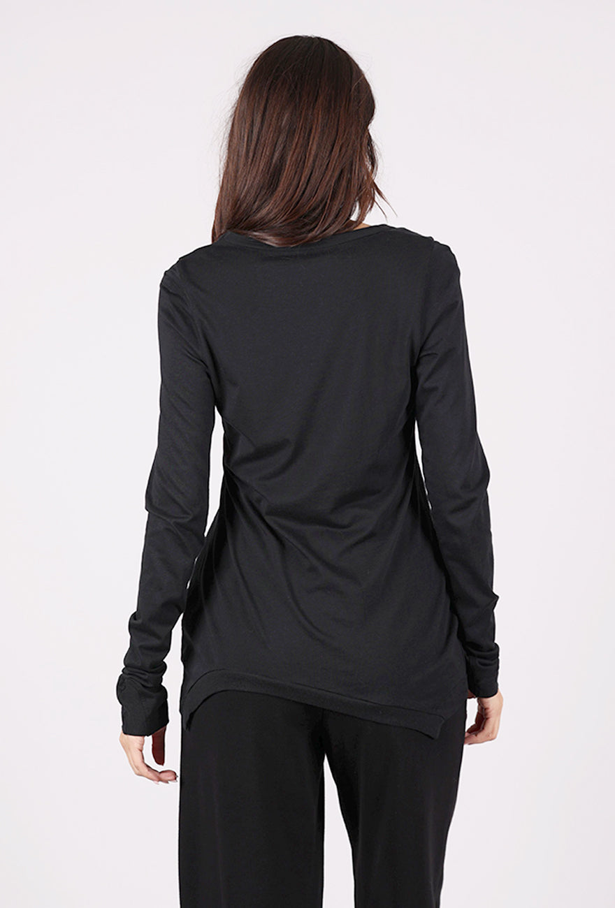 Rundholz Tertia Tee, Black 
