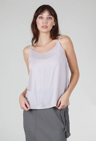 Grizas Silk Camisole, Silver 