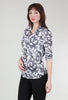 David Cline Roll-Up Sleeve Crinkle Shirt, Jet Print 
