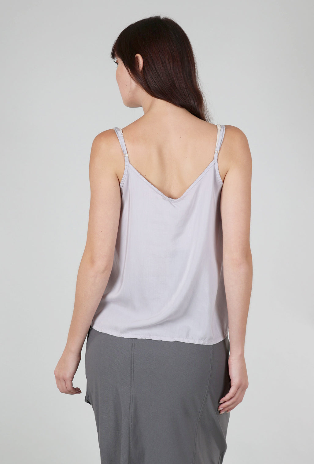 Grizas Silk Camisole, Silver 