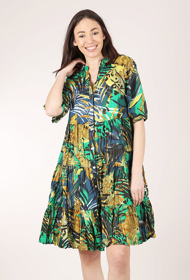 Dress Addict July Dress, Marine/Green 