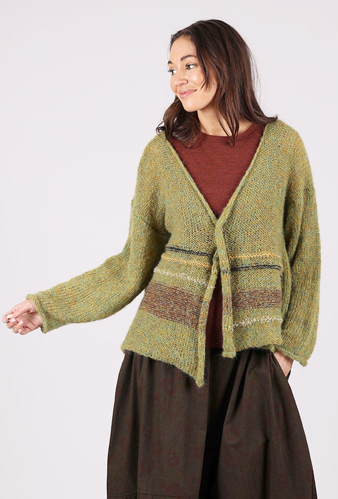 Artists & Revolutionaries Benson Mohair Cardi, Mustard 
