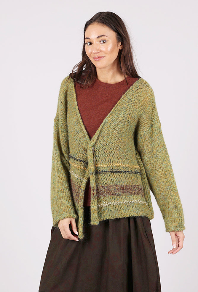 Artists & Revolutionaries Benson Mohair Cardi, Mustard 