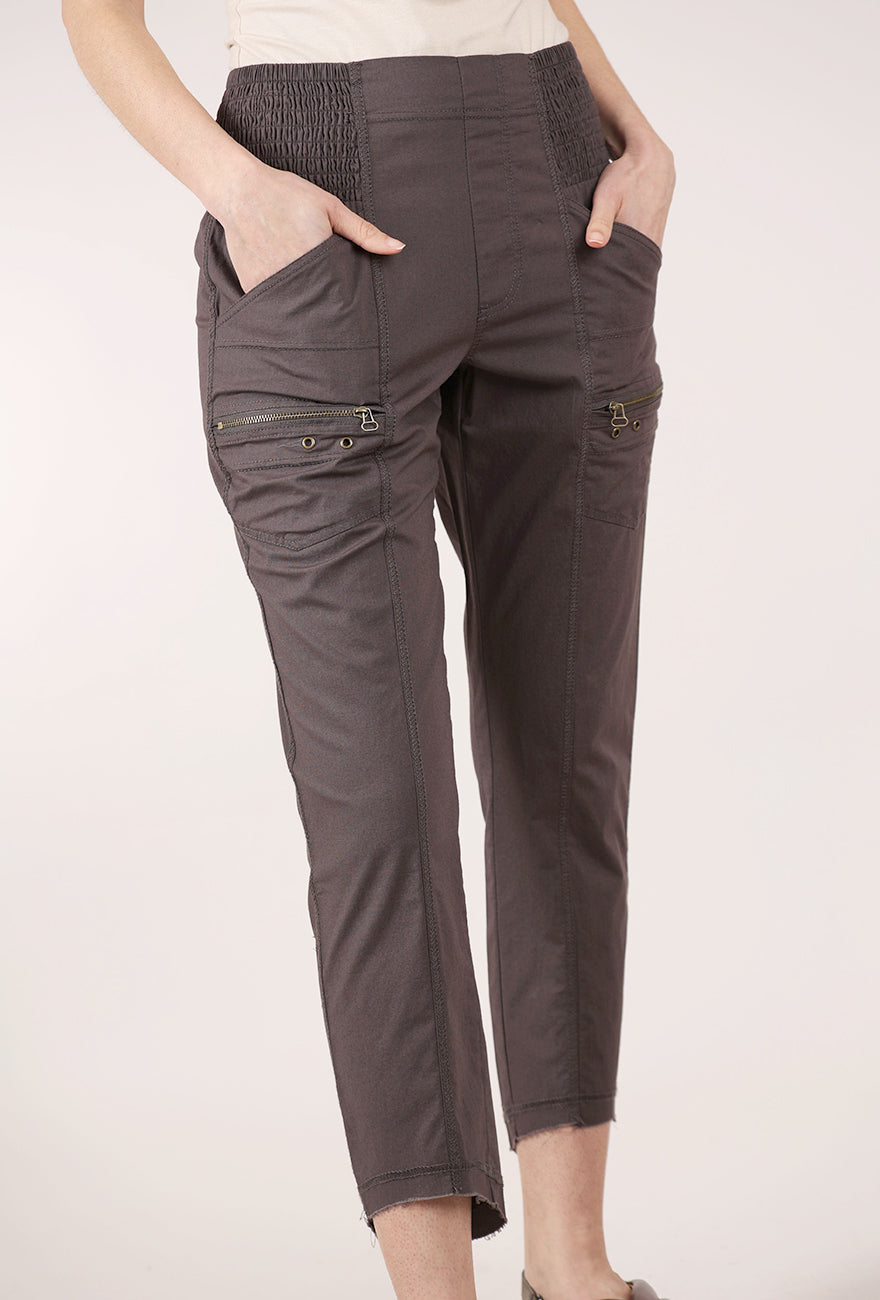 Wearables by XCVI Acker Slim Pant, Charcoal 