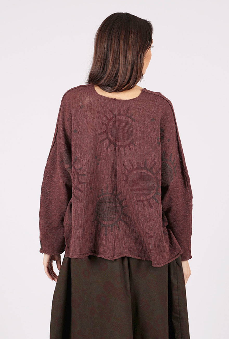 Paper Temples Bota Pullover, Brown Solar 
