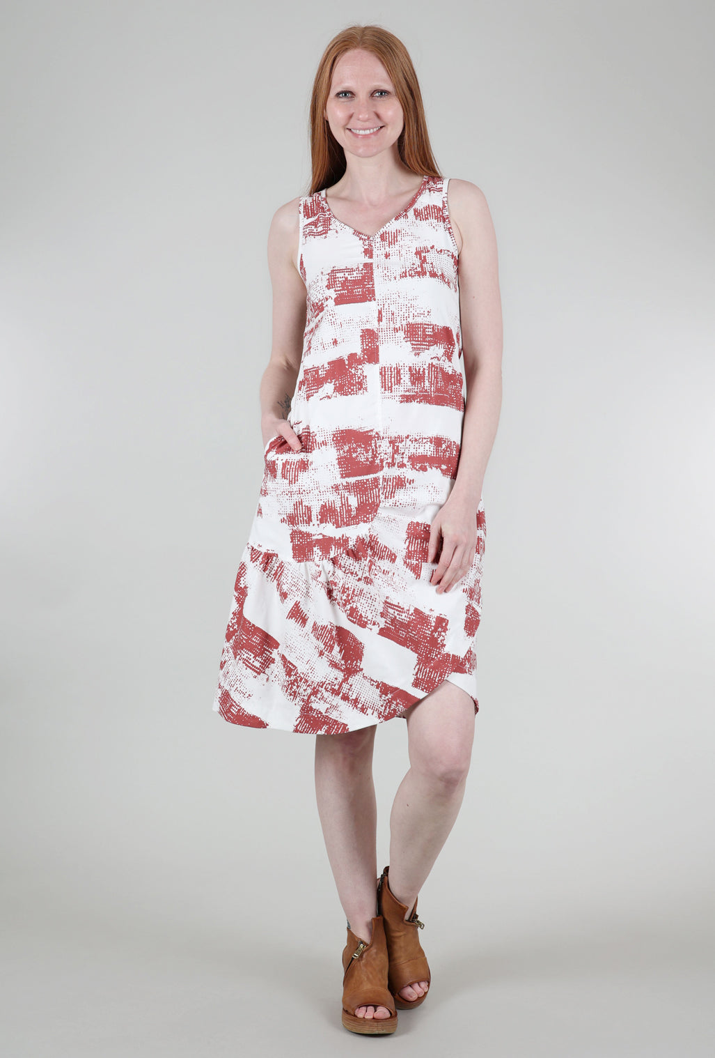 Porto Karina Dress, Coral Spumante 