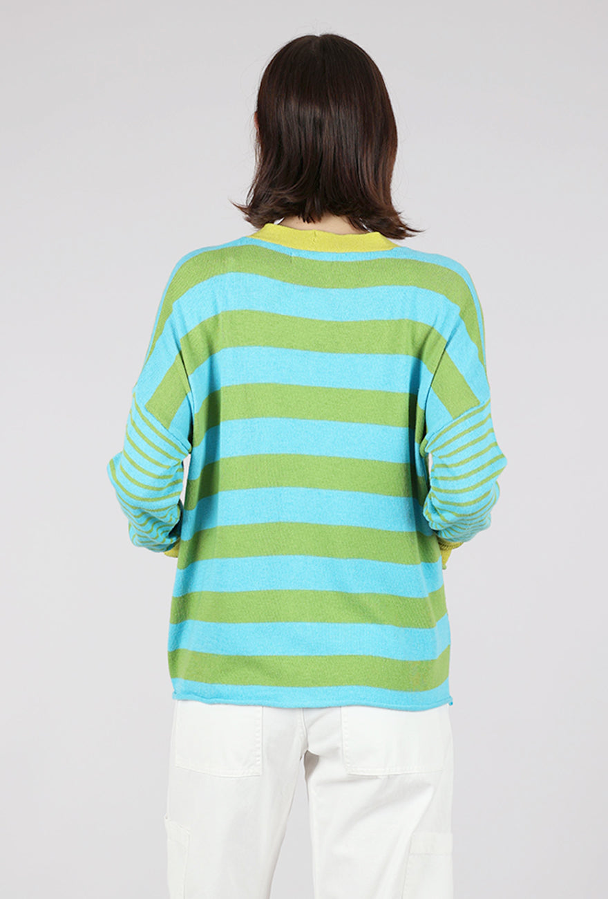 Alembika Frankie Sweater, Turquoise/Green 