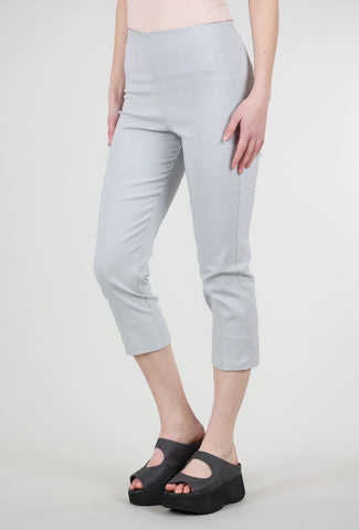 Equestrian Mindy Cropped Pant, Silver 