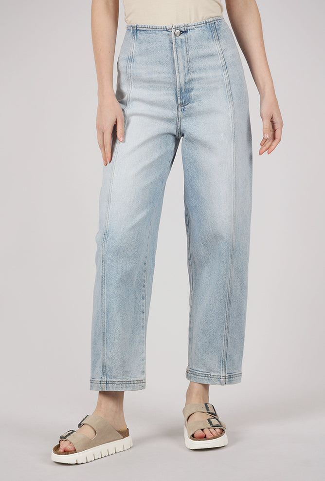Pistola Blair High Rise Seamed Barrel Jean, Pristine 