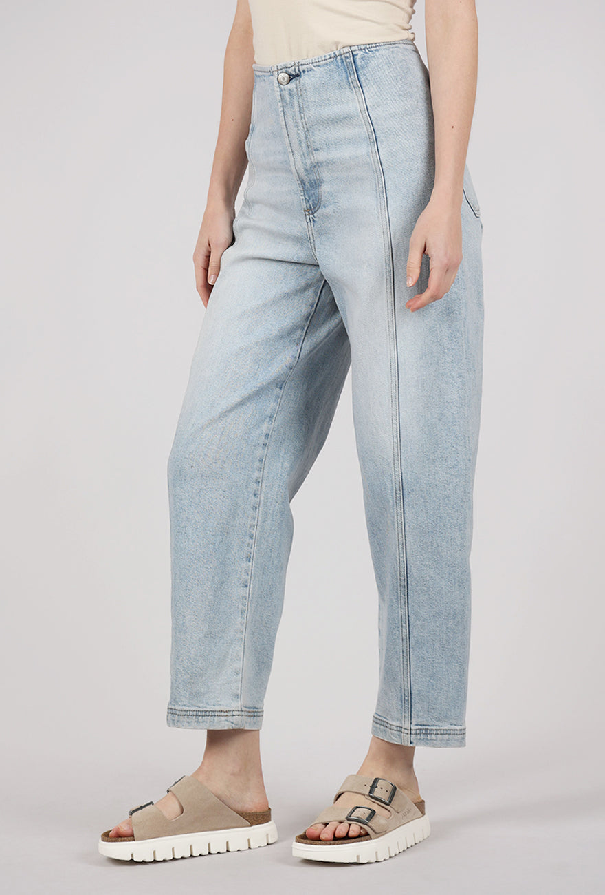 Pistola Blair High Rise Seamed Barrel Jean, Pristine 