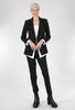 Peace of Cloth Hannah Shirttail Jacket, Black 