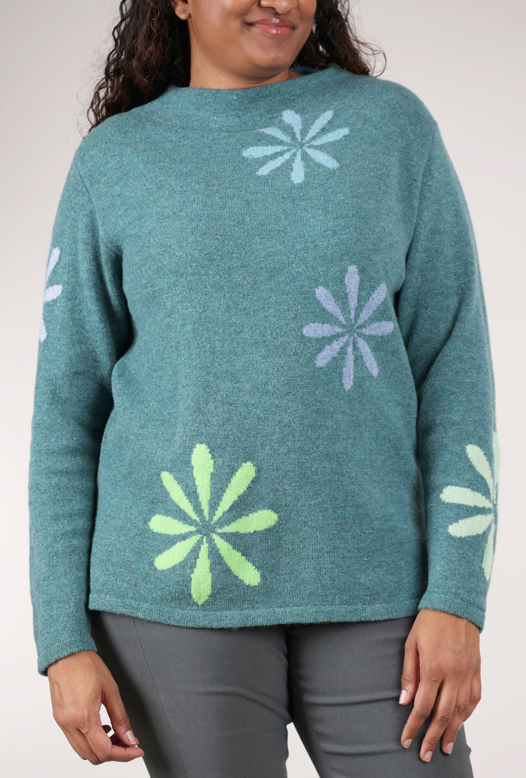 N.O.K Irani Sweater, Emerald 