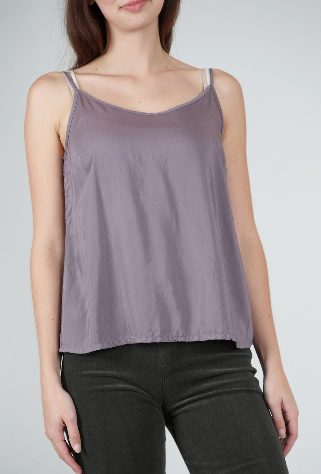 Grizas Silk Camisole, Mauve 