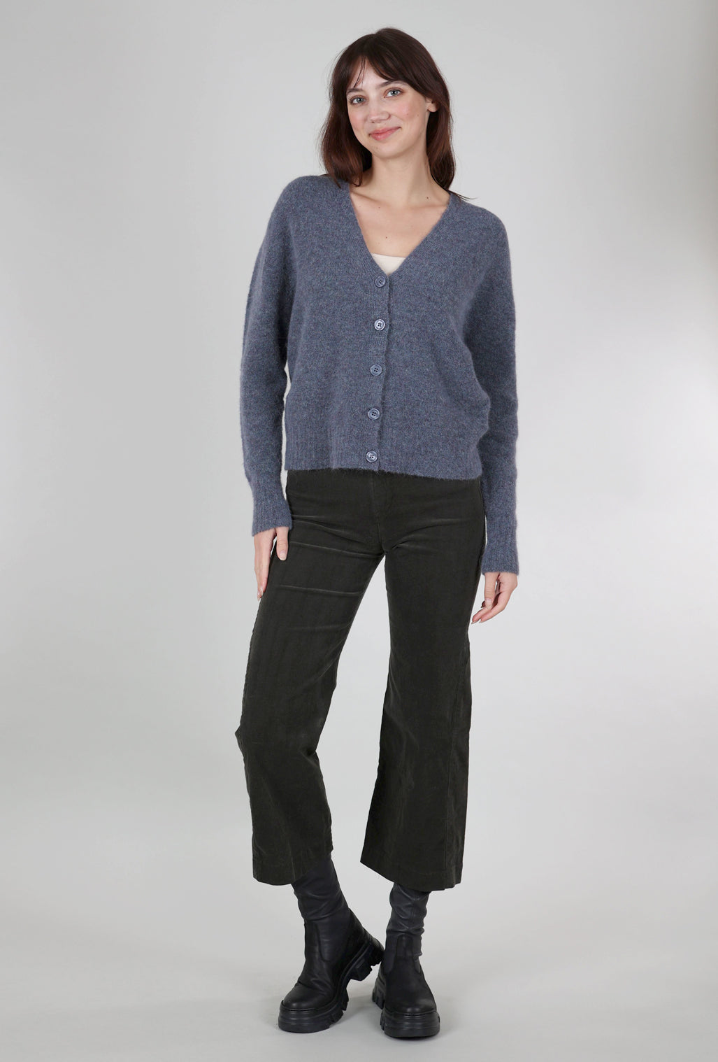 Cotelac Misty Grandpa Cardie, Violet Blue 