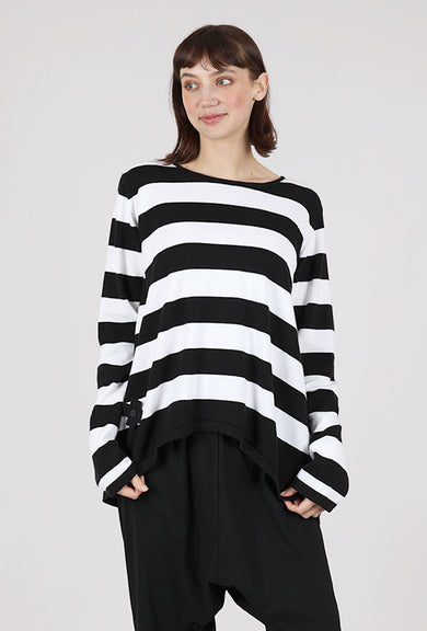 Pluslavie A Ringlet Sweater, Black Stripe 