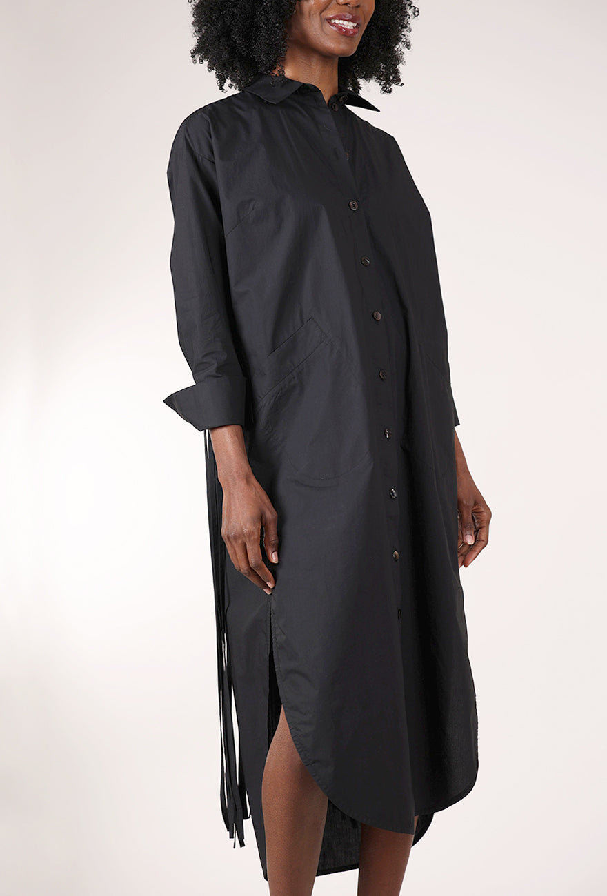 Bitte Kai Rand Party in the Back Shirtdress, Black 