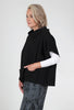 Fenini Fleece Pullover Topper Vest, Black 