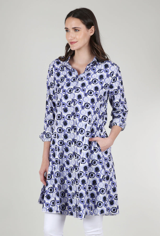 Tulip Collins Dress, Iris Poppers 