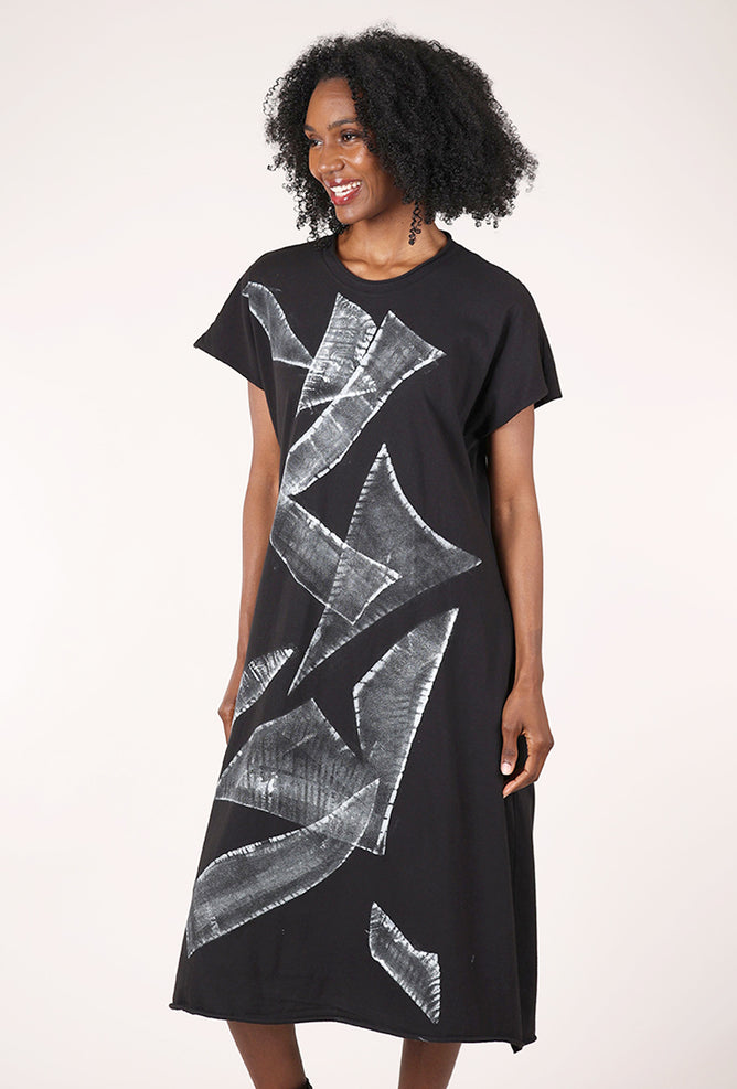 Cynthia Ashby Darling Graphic Dress, Black 