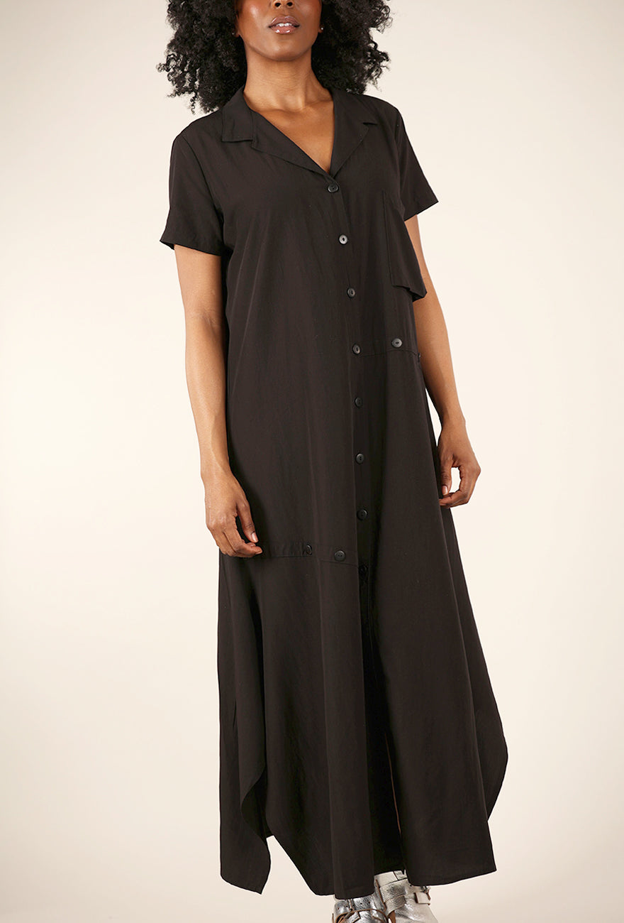 Lurdes Bergada Pockety Dress, Black 