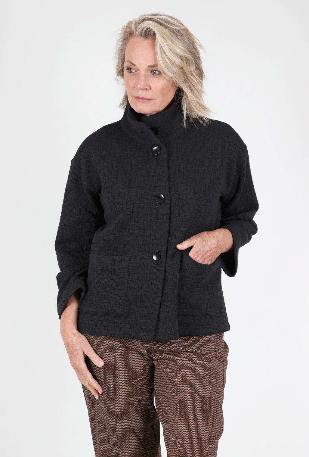 Christopher Calvin Quilted Quenna Jacket, Black 