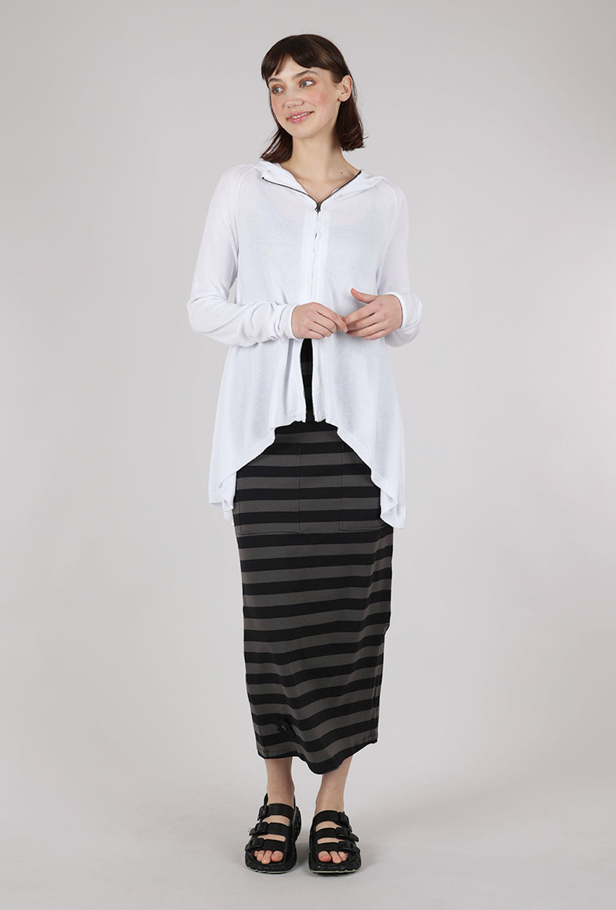 Pluslavie 2 Zip Sweater Jacket, White 