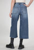 Pistola Scarlett High Rise Gaucho Denim, District Blue 