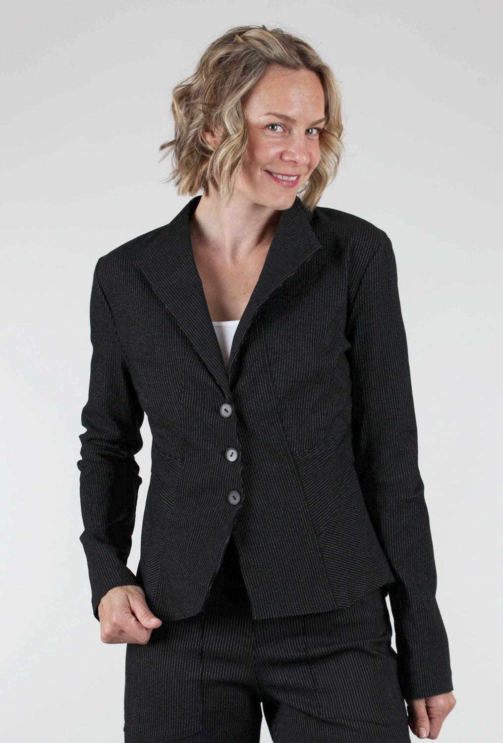 Porto Rousseau Jacket, Black Stripe 