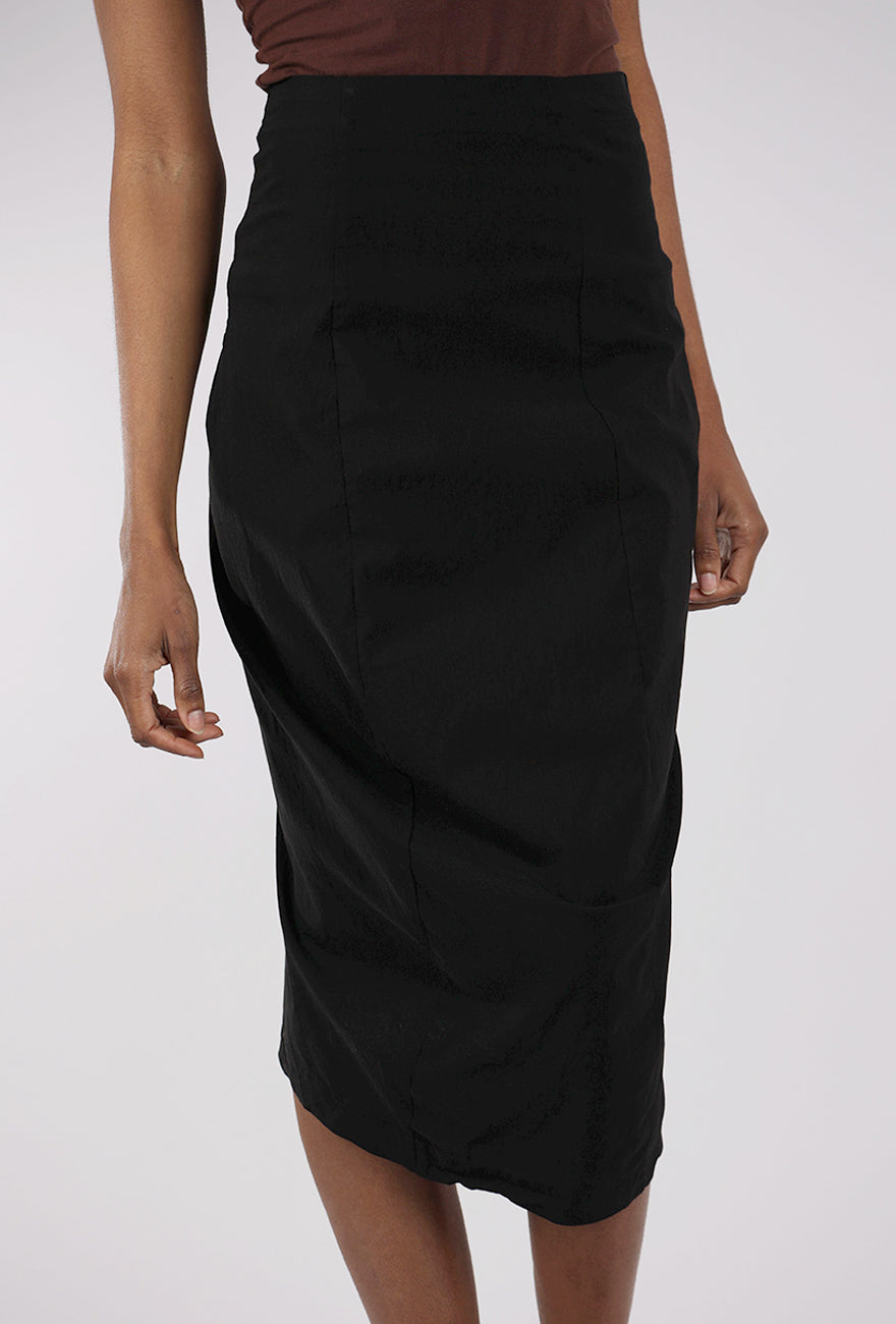 Signature Stretch Slim Skirt, Black